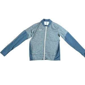 Under Armour Women's ColdGear Full Zip Jacket Size Small Gray